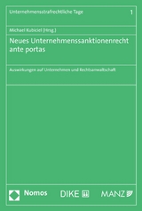 Neues Unternehmenssanktionenrecht ante portas - 