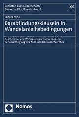 Barabfindungsklauseln in Wandelanleihebedingungen - Sandra Kühn