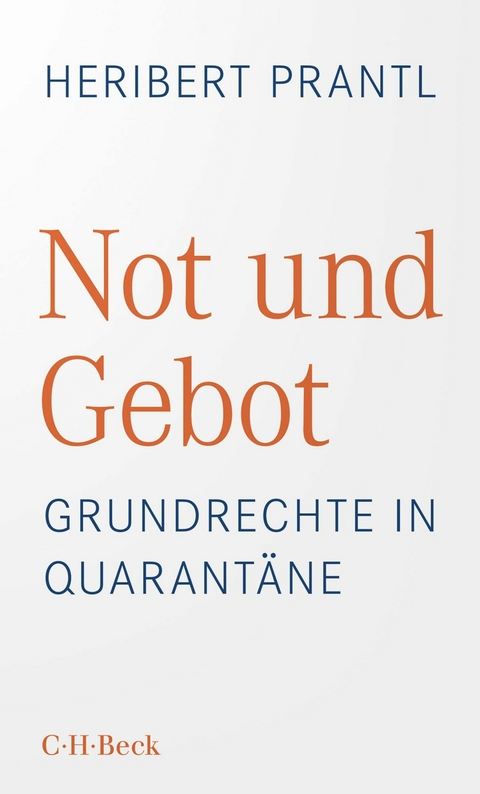 Not und Gebot - Heribert Prantl