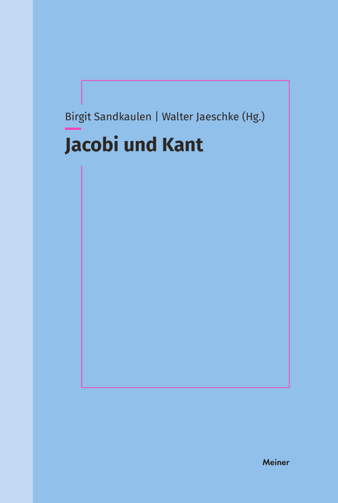 Jacobi und Kant - 