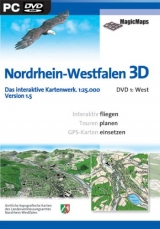 Nordrhein-Westfalen 3D. Das interaktive Kartenwerk. Set: DVD 1 + 2. - 