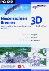 Niedersachsen/Bremen 3D. Das interaktive Kartenwerk. Set: DVD 1 + 2. - 