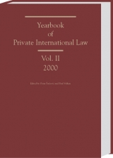 Yearbook of Private International Law - Clive, Eric; Moura Ramos, Rui M; Duncan, William; Nygh, Peter; Spector, Robert G.; Ballarino, Tito; Bonomi, Andrea; Marques dos Santos, António; Barral, Welber; Lacerda Prazeres, Tatiana; Loon, J H van; Diago Diago, Maria del Pilar; Volken, Paul; Sarcevic, Petar; Sarcevic, Petar; Volken, Paul; Bonomi, Andrea