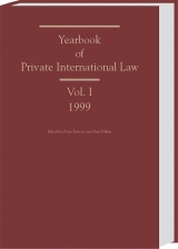 Yearbook of Private International Law - Sarcevic, Petar; Volken, Paul; Bonomi, Andrea