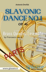 Brass Quintet: Slavonic Dance no.1 by Dvořák (set of 9 parts) - Antonin Dvorak, Brass Series Glissato