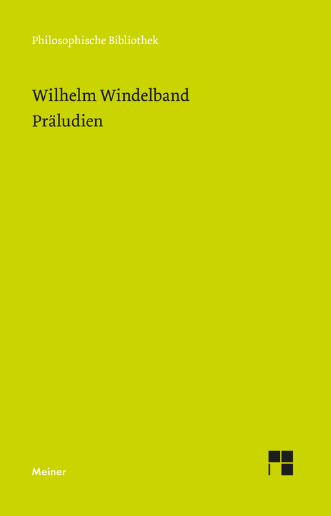 Präludien -  Wilhelm Windelband