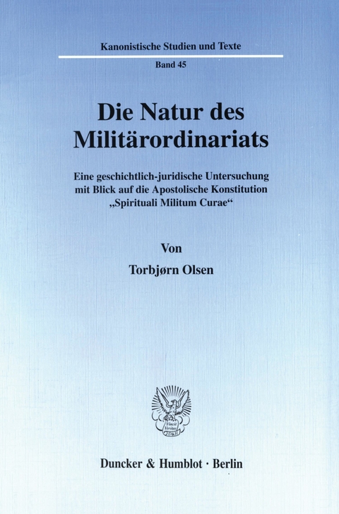 Die Natur des Militärordinariats. -  Torbjørn Olsen