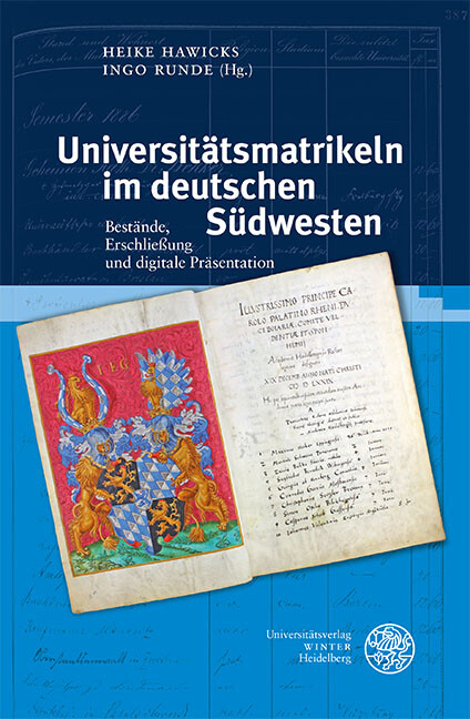 Universitätsmatrikeln im deutschen Südwesten - 