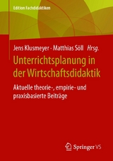 Unterrichtsplanung in der Wirtschaftsdidaktik - 