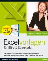 Excel-Vorlagen für Büro & Sekretariat, CD-ROM