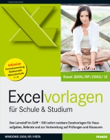 Excel-Vorlagen für Schule & Studium, 1 CD-ROM