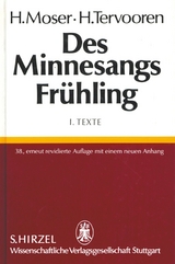 Des Minnesangs FrühlingBand I: Texte - 