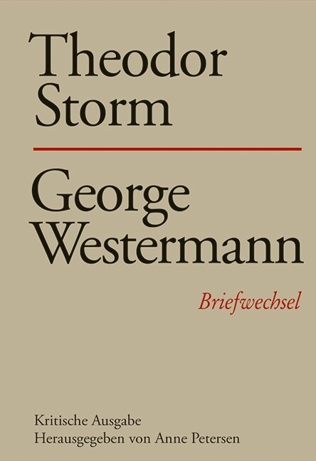 Theodor Storm - George Westermann - 