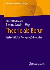 Theorie als Beruf - 