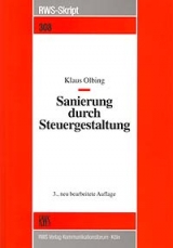 Sanierung durch Steuergestaltung - Klaus Olbing