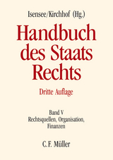 Handbuch des Staatsrechts - Christoph Degenhart, Christoph Gröpl, Josef Isensee, Markus Heintzen, Jörn Axel Kämmerer, Ferdinand Kirchhof, Paul Kirchhof, Walter Krebs, Helmut Lecheler, Wolfgang Loschelder, Fritz Ossenbühl, Hermann Pünder, Reiner Schmidt, Eberhard Schmidt-Aßmann, Meinhard Schröder, Helge Sodan, Peter J. Tettinger, Christian Waldhoff, Dieter Wilke