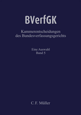 BVerfGK - Kammerentscheidungen des Bundesverfassungsgerichts Band 5