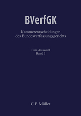 BVerfGK - Kammerentscheidungen des Bundesverfassungsgerichts Band 1