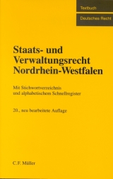 Staats- und Verwaltungsrecht Nordrhein-Westfalen - 