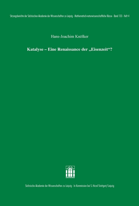 Katalyse - Eine Renaissance der 'Eisenzeit'? -  Hans-Joachim Knölker