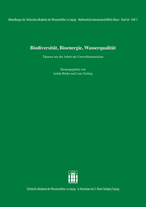 Biodiversität, Bioenergie, Wasserqualität. Themen aus der Arbeit der Umweltkommission - 