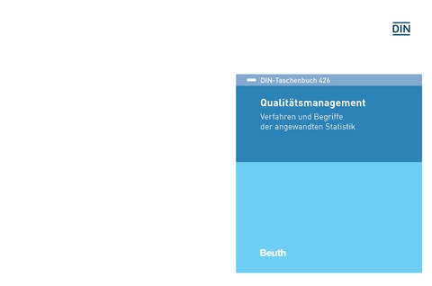 DIN-Taschenbuch 426 Qualitätsmanagement - 