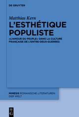 L’esthétique populiste - Matthias Kern