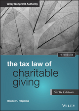 The Tax Law of Charitable Giving - Bruce R. Hopkins