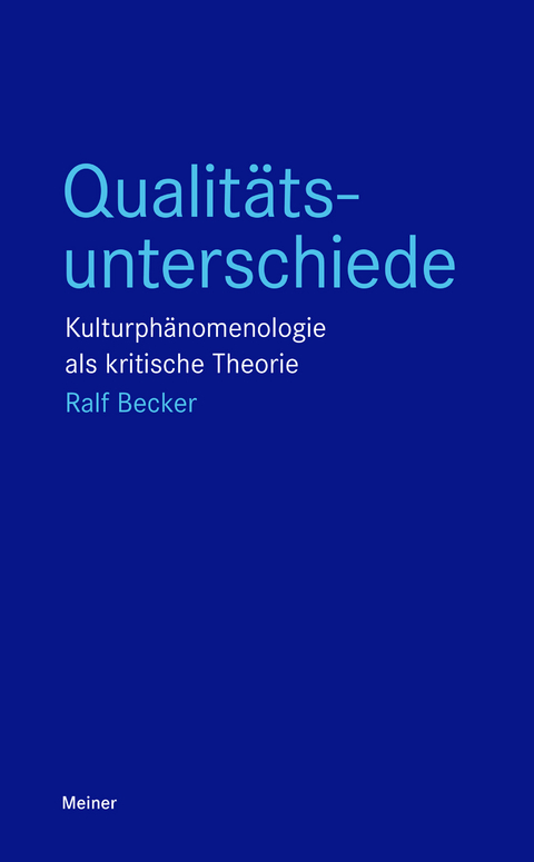 Qualitätsunterschiede -  Ralf Becker