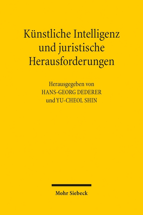 Künstliche Intelligenz und juristische Herausforderungen - 