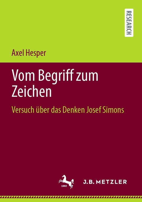 Vom Begriff zum Zeichen - Axel Hesper