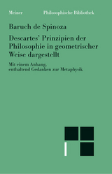 Descartes’ Prinzipien der Philosophie - Baruch De Spinoza