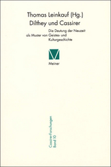 Dilthey und Cassirer - Thomas Leinkauf