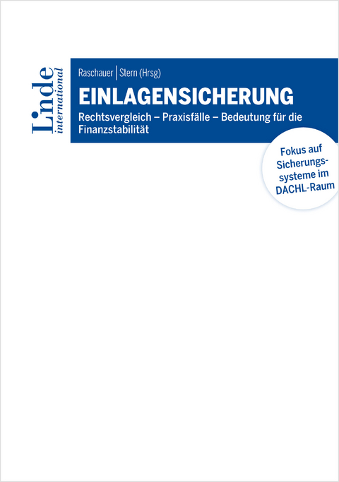 Einlagensicherung -  Ralf Benna,  Matthias Bergner,  Jan Böttcher,  Bernd Bretschneider,  Luca Caramanica,  Judith Eidenberger