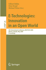 E-Technologies: Innovation in an Open World - 