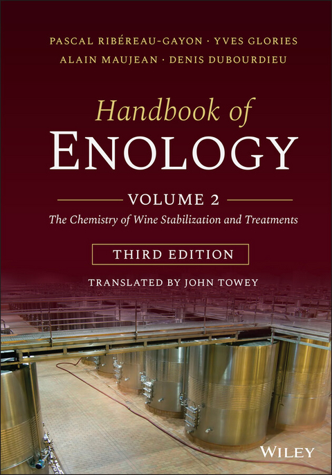 Handbook of Enology, Volume 2 -  Denis Dubourdieu,  Yves Glories,  Alain Maujean,  Pascal Rib reau-Gayon