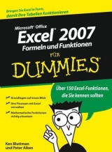 Excel 2007 Formeln und Funktionen für Dummies - Ken Bluttman, Peter G. Aitken