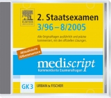 MEDISCRIPT CD-ROM GK3, 2. STAATSEXAMEN 3/96-8/05 - Vater, Jens