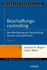 Beschaffungscontrolling - Stephan M. Wagner, Jürgen Weber