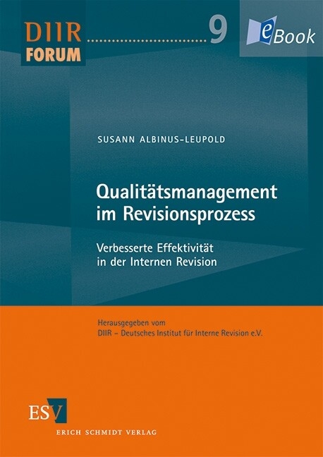 Qualitätsmanagement im Revisionsprozess -  Susann Albinus-Leupold