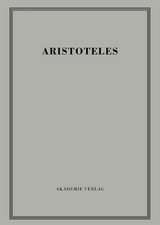 Aristoteles: Aristoteles Werke / Physikvorlesung