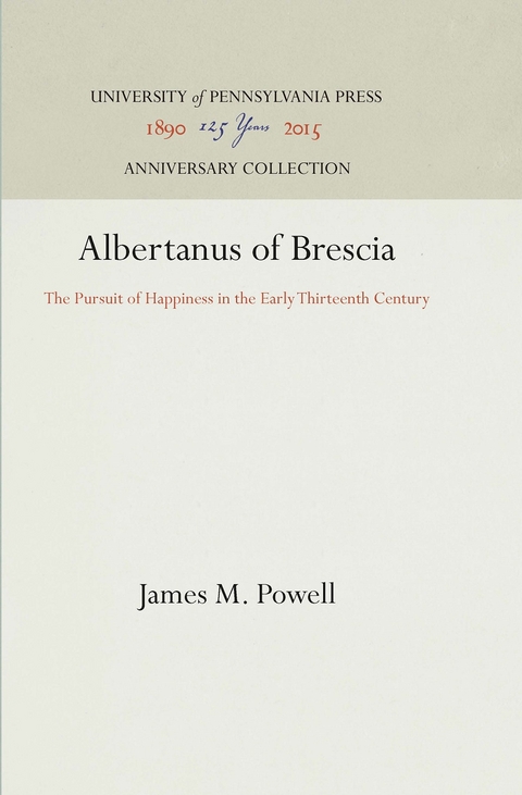 Albertanus of Brescia - James M. Powell