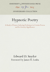 Hypnotic Poetry - Edward D. Snyder