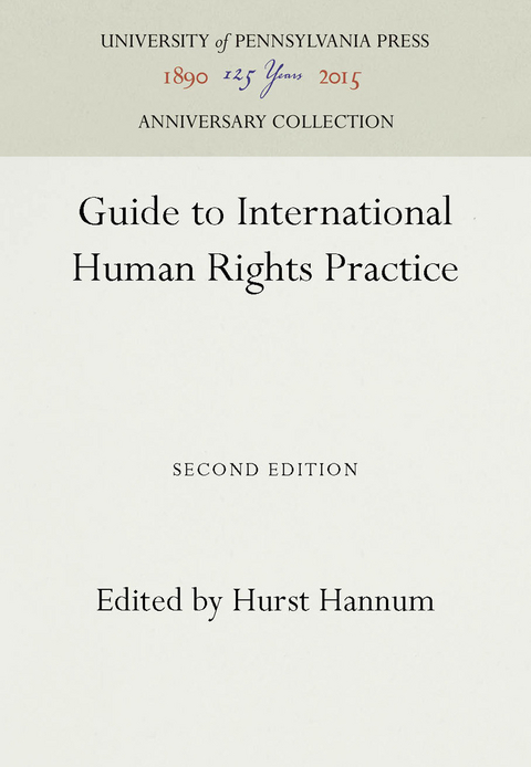 Guide to International Human Rights Practice - 