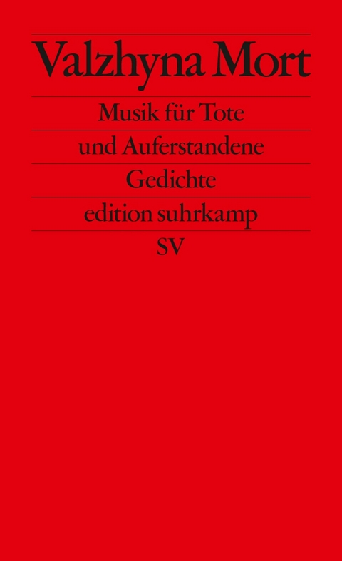 Musik für die Toten und Auferstandenen - Valzhyna Mort