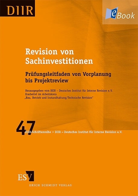 Revision von Sachinvestitionen -  "DIIR ? Arbeitskreis Bau,  Betrieb und Instandhaltung / Technische Revision"""""