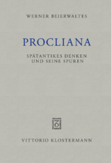 Procliana - Werner Beierwaltes