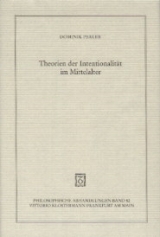 Theorien der Intentionalität im Mittelalter - Dominik Perler