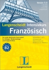 Langenscheidt Intensivkurs 4.0 Französisch - 1 DVD-ROM, 4 CD-ROMs, 2 Audio-CDs, 2 Begleitbücher - 