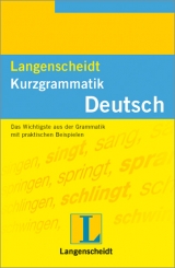 Langenscheidt Kurzgrammatik Deutsch